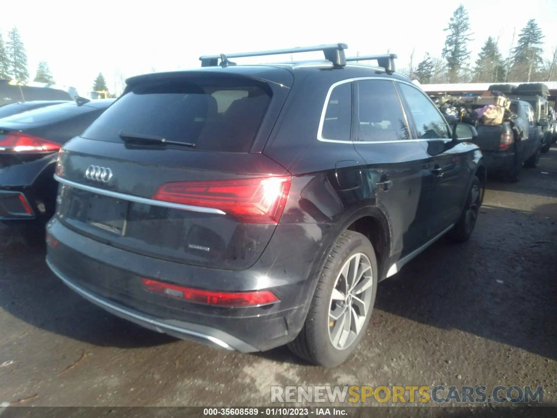 4 fotografías del automóvil dañado WA1BAAFY7M2016788 AUDI Q5 2021
