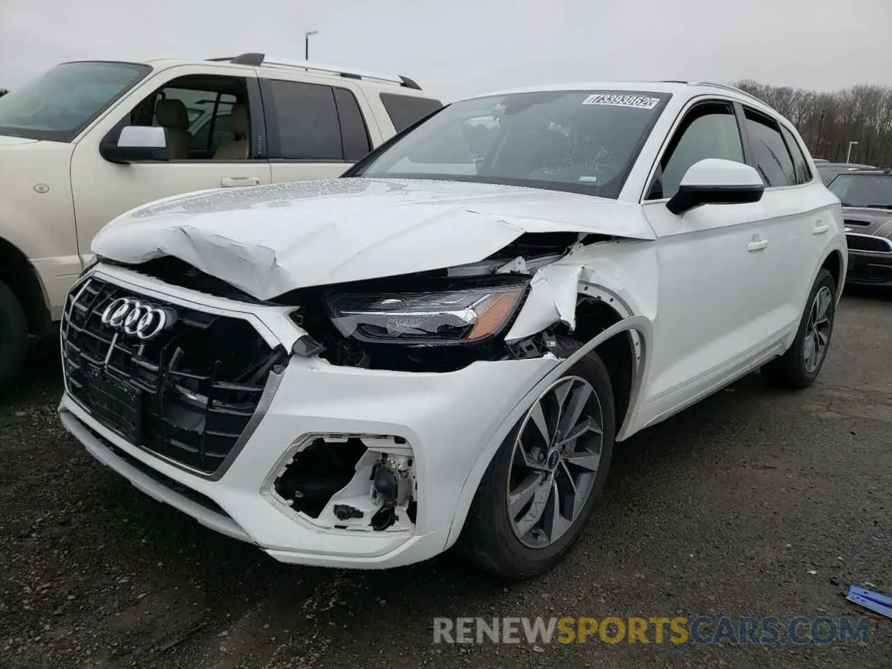 1 fotografías del automóvil dañado WA1BAAFY7M2018914 AUDI Q5 2021