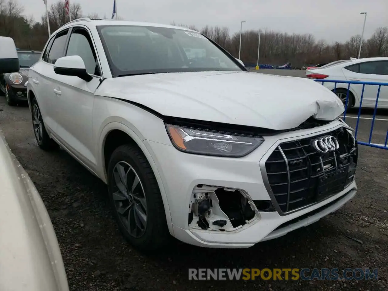 4 fotografías del automóvil dañado WA1BAAFY7M2018914 AUDI Q5 2021