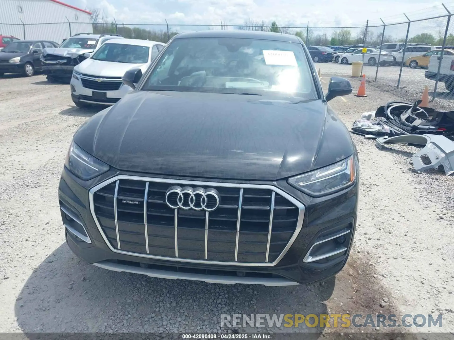 13 fotografías del automóvil dañado WA1BAAFY7M2024762 AUDI Q5 2021