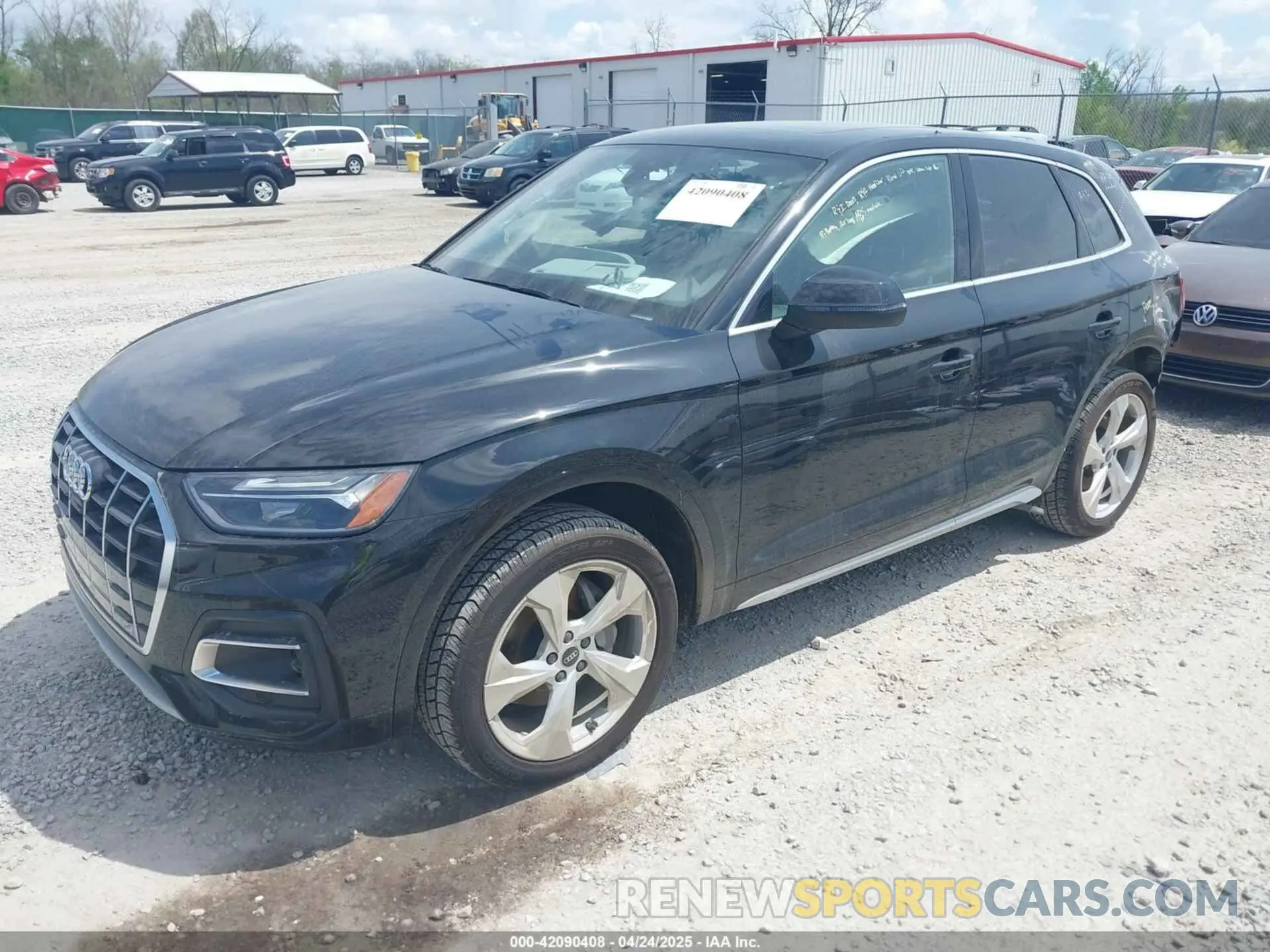 2 fotografías del automóvil dañado WA1BAAFY7M2024762 AUDI Q5 2021