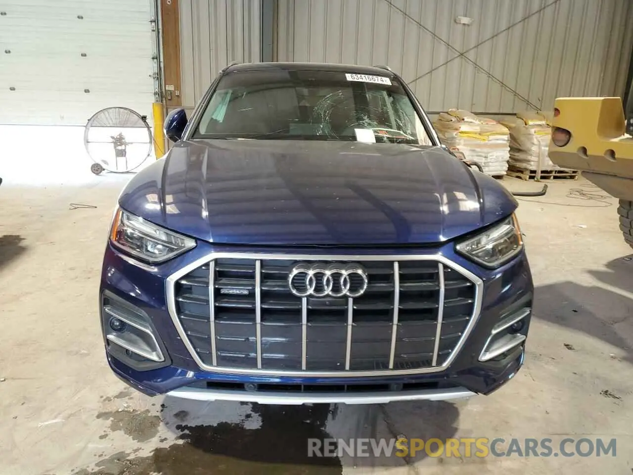 5 fotografías del automóvil dañado WA1BAAFY7M2030867 AUDI Q5 2021