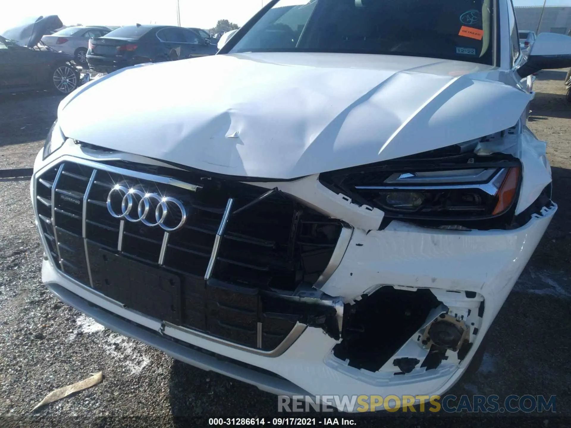6 fotografías del automóvil dañado WA1BAAFY7M2035048 AUDI Q5 2021