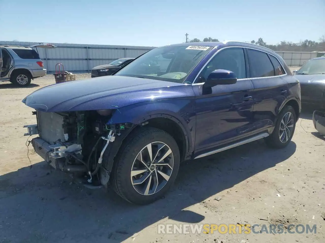 1 fotografías del automóvil dañado WA1BAAFY7M2059902 AUDI Q5 2021