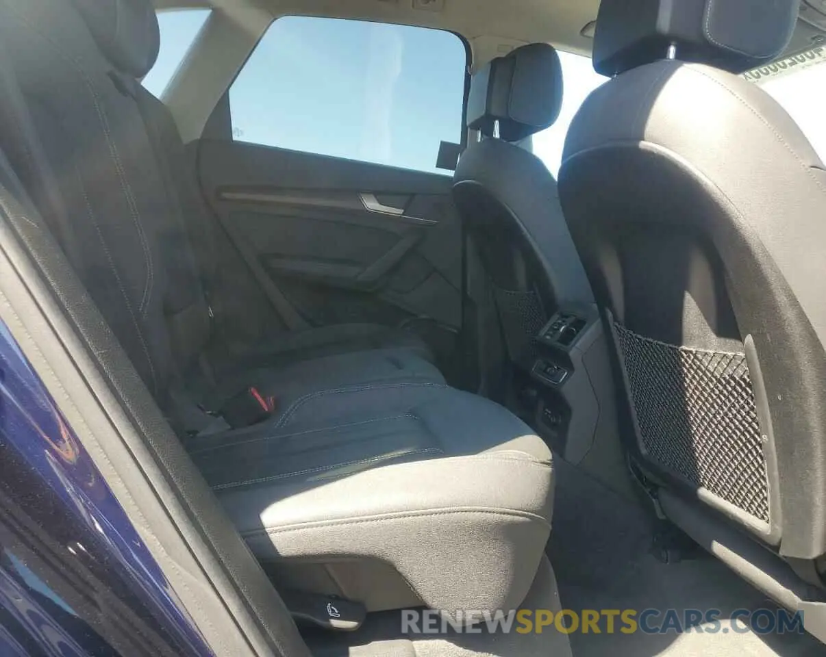 11 fotografías del automóvil dañado WA1BAAFY7M2059902 AUDI Q5 2021