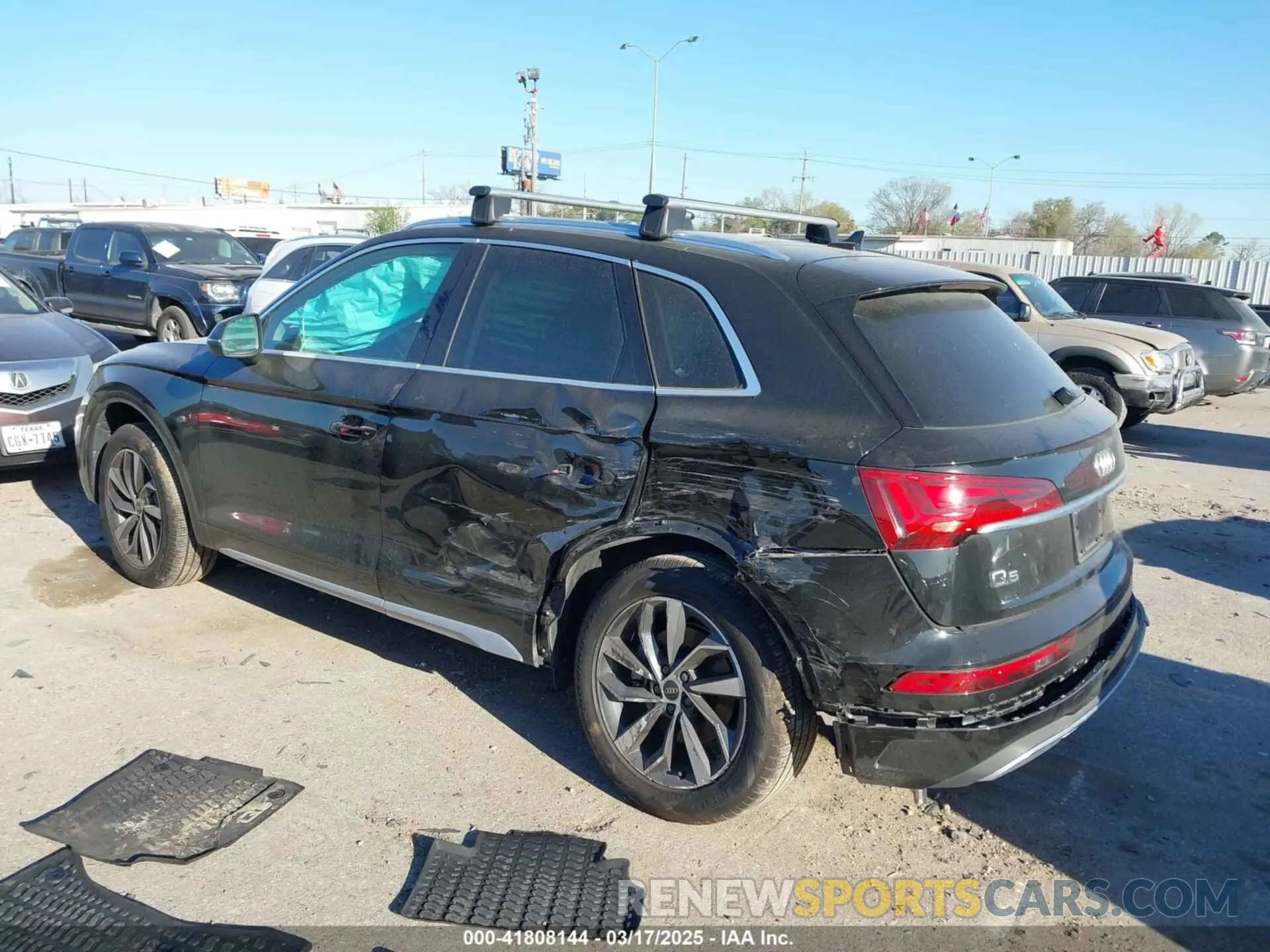 3 fotografías del automóvil dañado WA1BAAFY7M2112601 AUDI Q5 2021