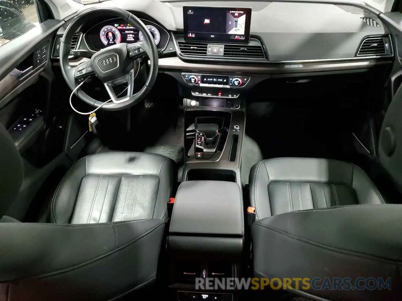 8 fotografías del automóvil dañado WA1BAAFY7M2131262 AUDI Q5 2021