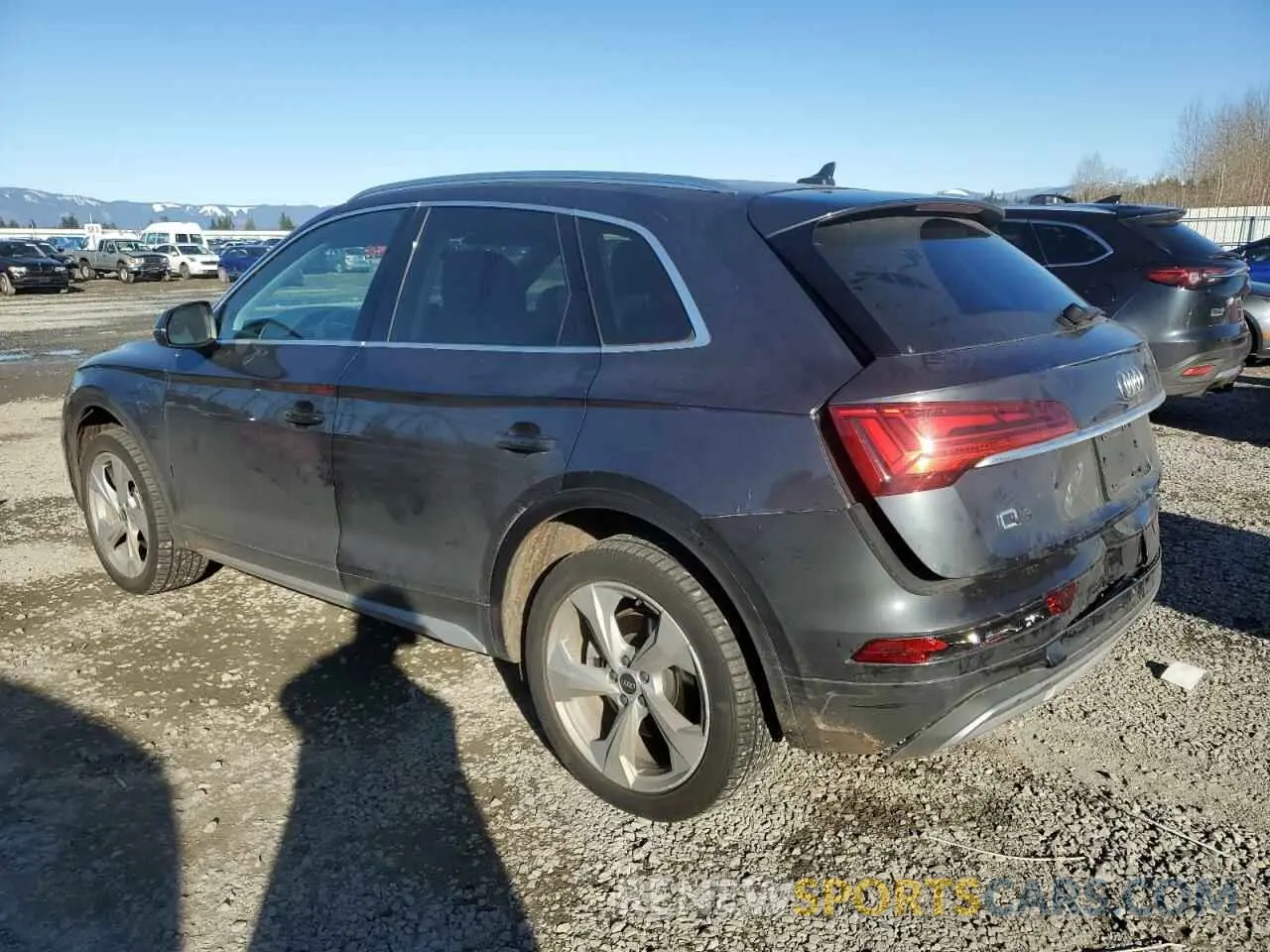 2 fotografías del automóvil dañado WA1BAAFY8M2025578 AUDI Q5 2021