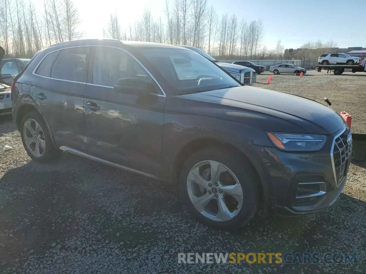 4 fotografías del automóvil dañado WA1BAAFY8M2025578 AUDI Q5 2021