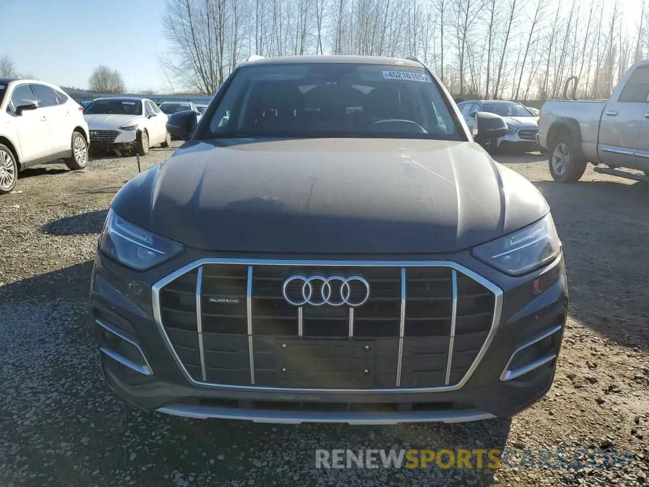 5 fotografías del automóvil dañado WA1BAAFY8M2025578 AUDI Q5 2021