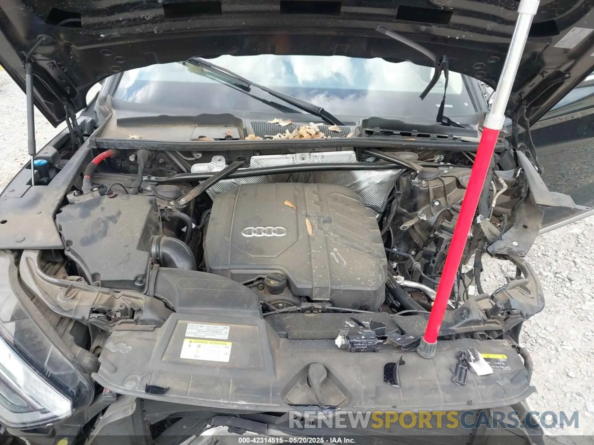 10 fotografías del automóvil dañado WA1BAAFY8M2097185 AUDI Q5 2021