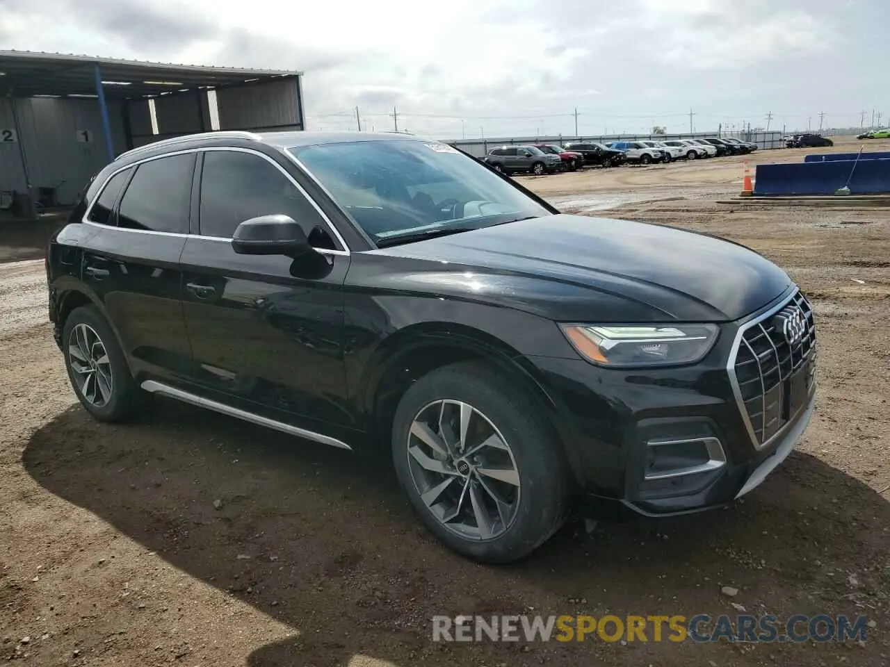 4 fotografías del automóvil dañado WA1BAAFY8M2105236 AUDI Q5 2021