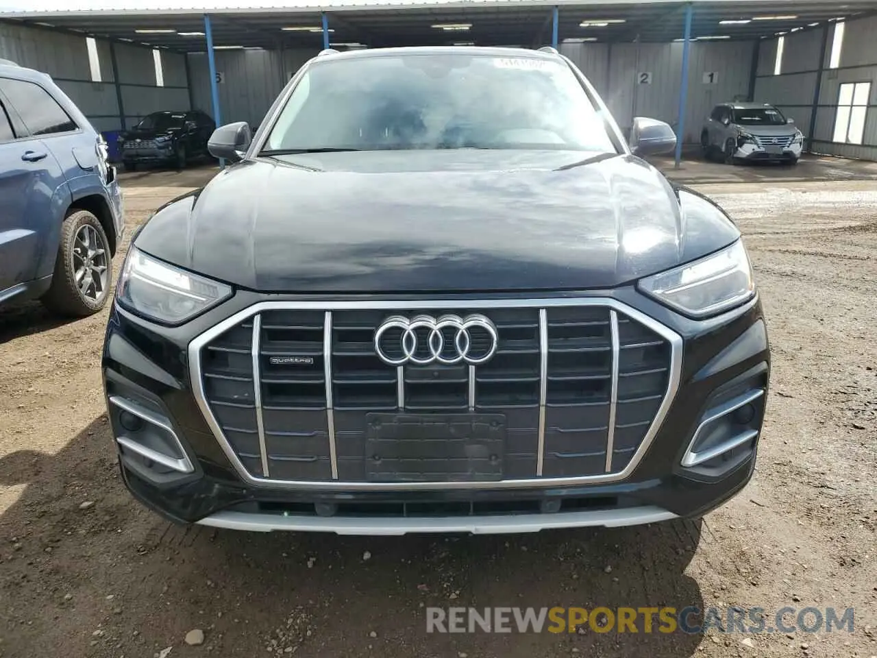 5 fotografías del automóvil dañado WA1BAAFY8M2105236 AUDI Q5 2021