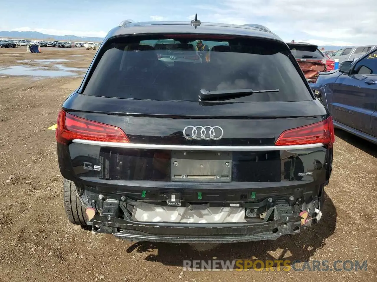 6 fotografías del automóvil dañado WA1BAAFY8M2105236 AUDI Q5 2021