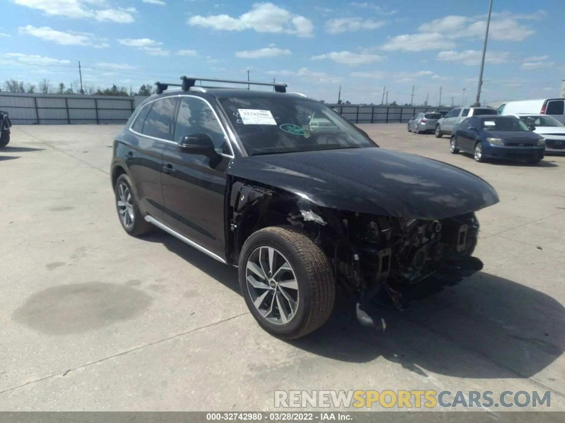 1 fotografías del automóvil dañado WA1BAAFY8M2106435 AUDI Q5 2021