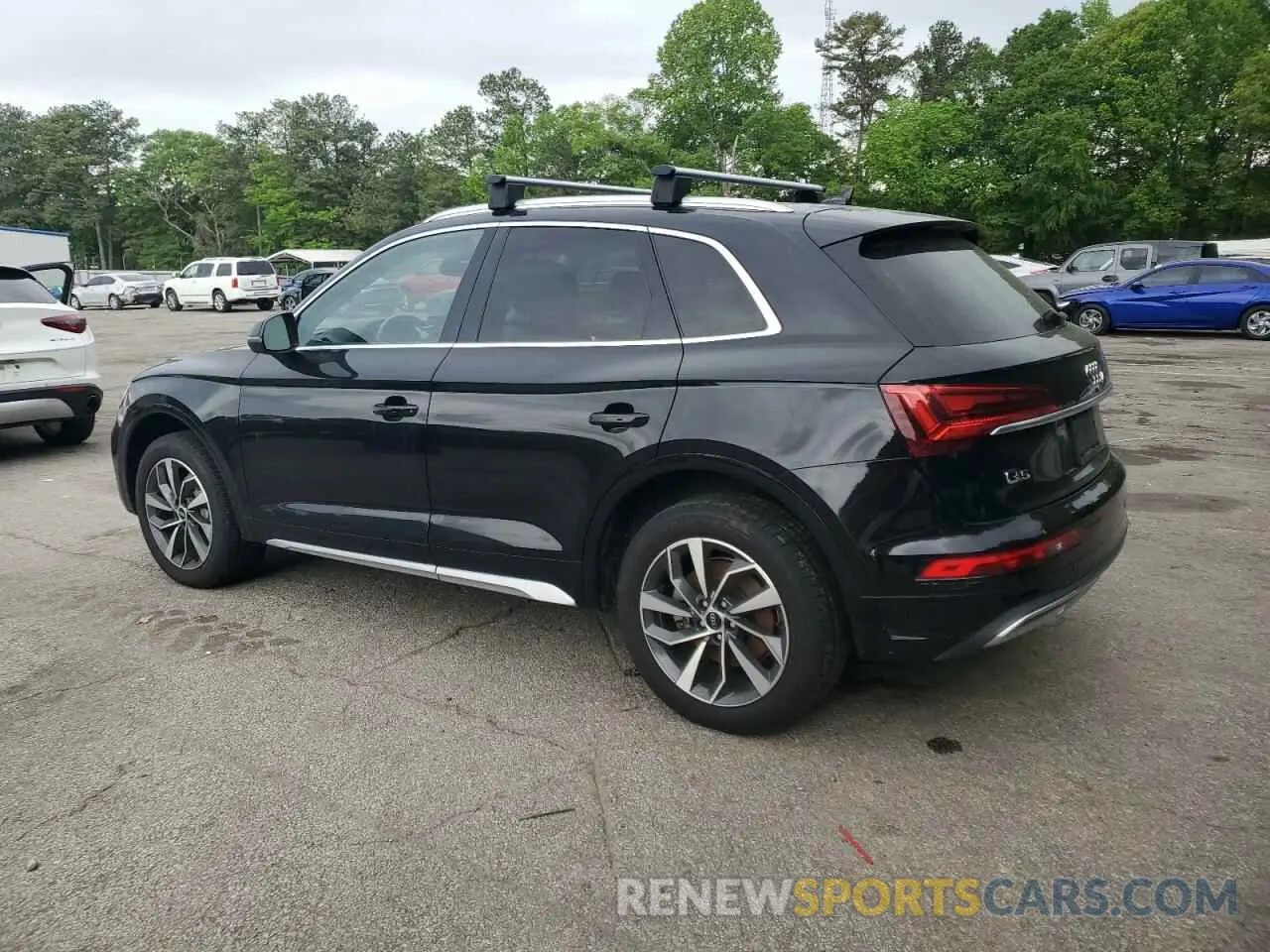 2 fotografías del automóvil dañado WA1BAAFY9M2012953 AUDI Q5 2021