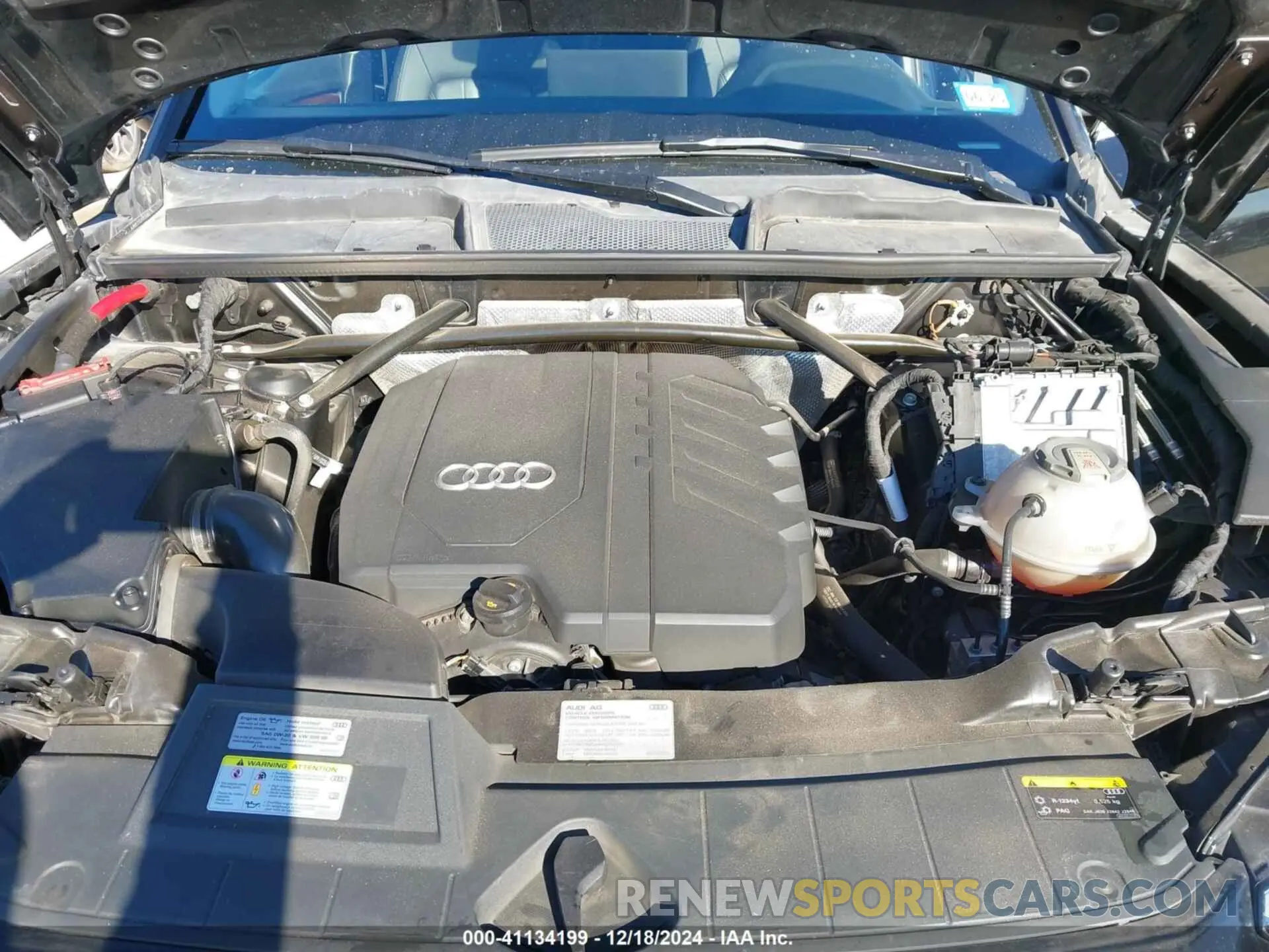 10 fotografías del automóvil dañado WA1BAAFY9M2023211 AUDI Q5 2021