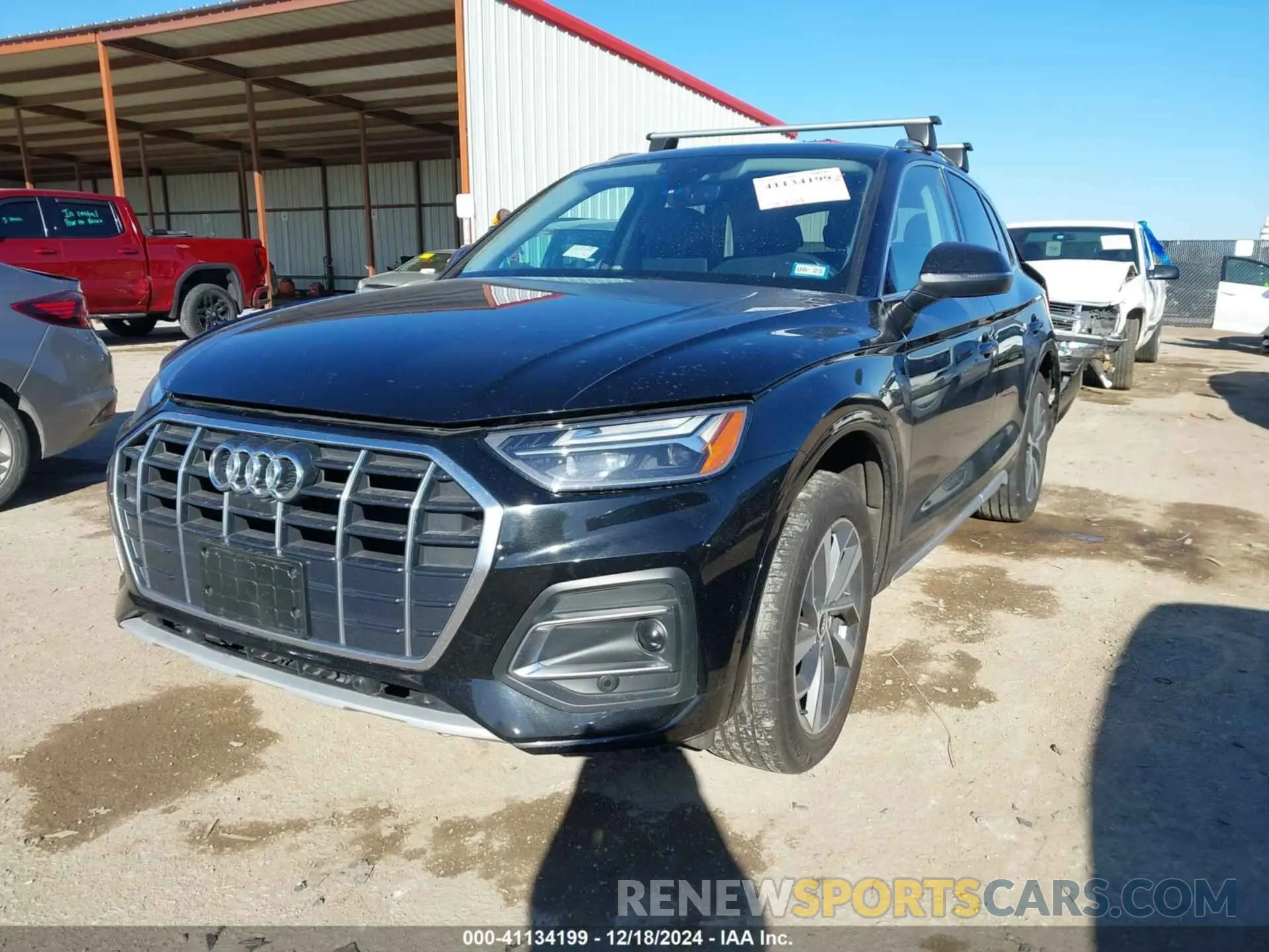 2 fotografías del automóvil dañado WA1BAAFY9M2023211 AUDI Q5 2021