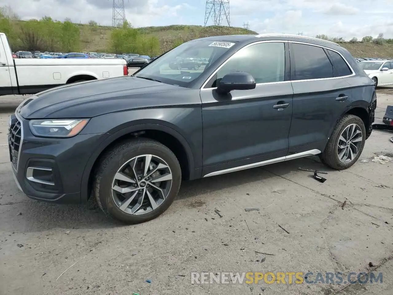 1 fotografías del automóvil dañado WA1BAAFY9M2068049 AUDI Q5 2021