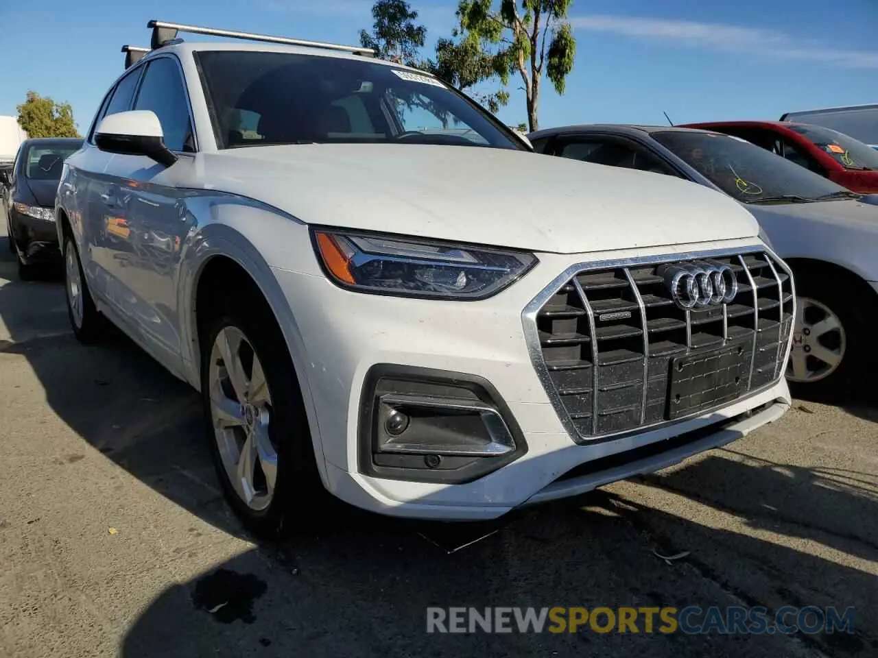 4 fotografías del automóvil dañado WA1BAAFY9M2071131 AUDI Q5 2021