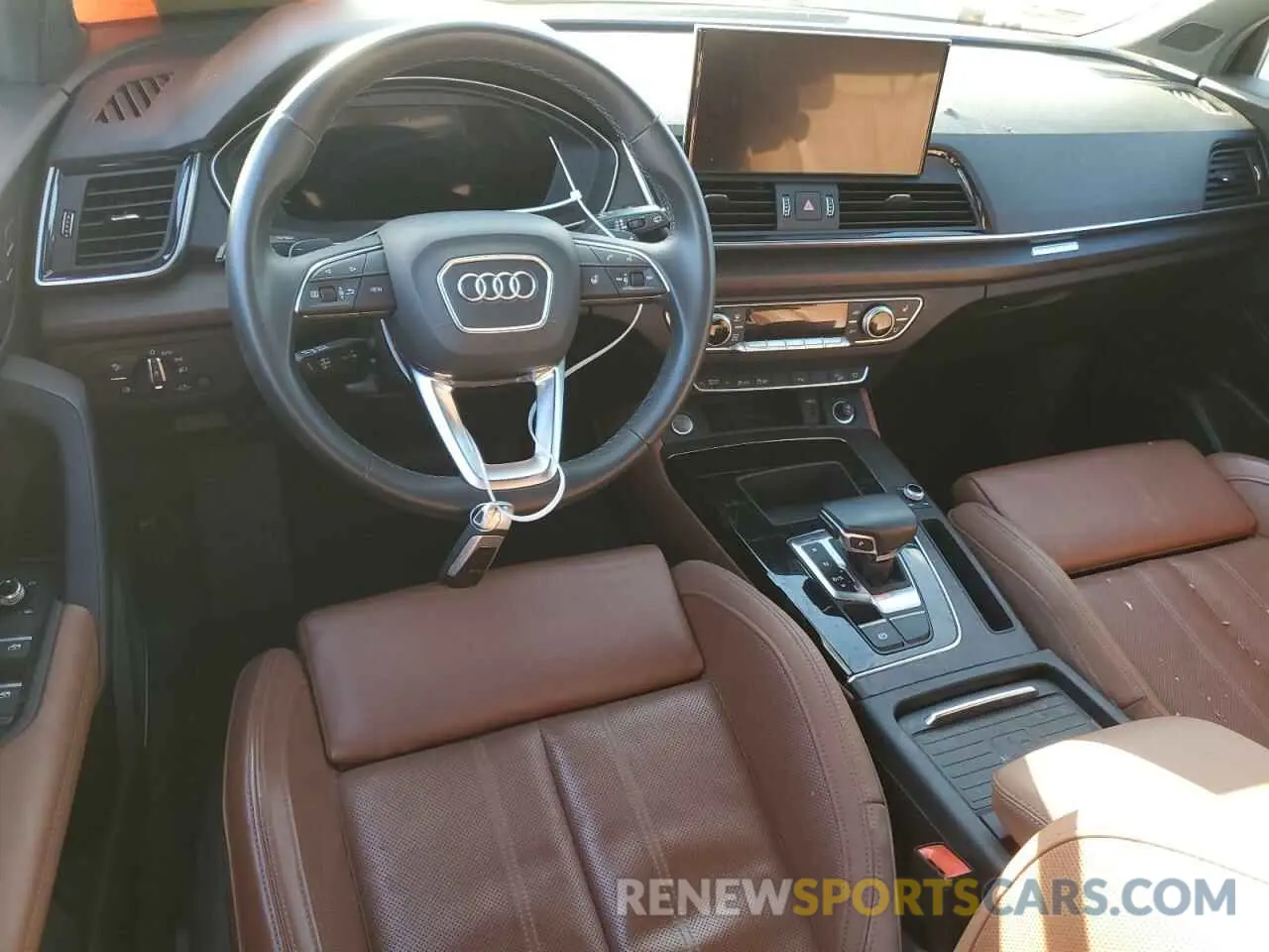 8 fotografías del automóvil dañado WA1BAAFY9M2071131 AUDI Q5 2021