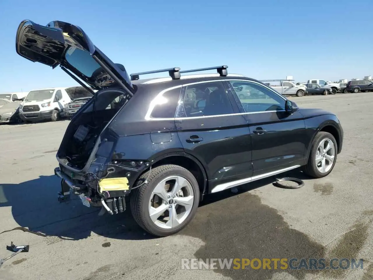 3 fotografías del automóvil dañado WA1BAAFY9M2114432 AUDI Q5 2021