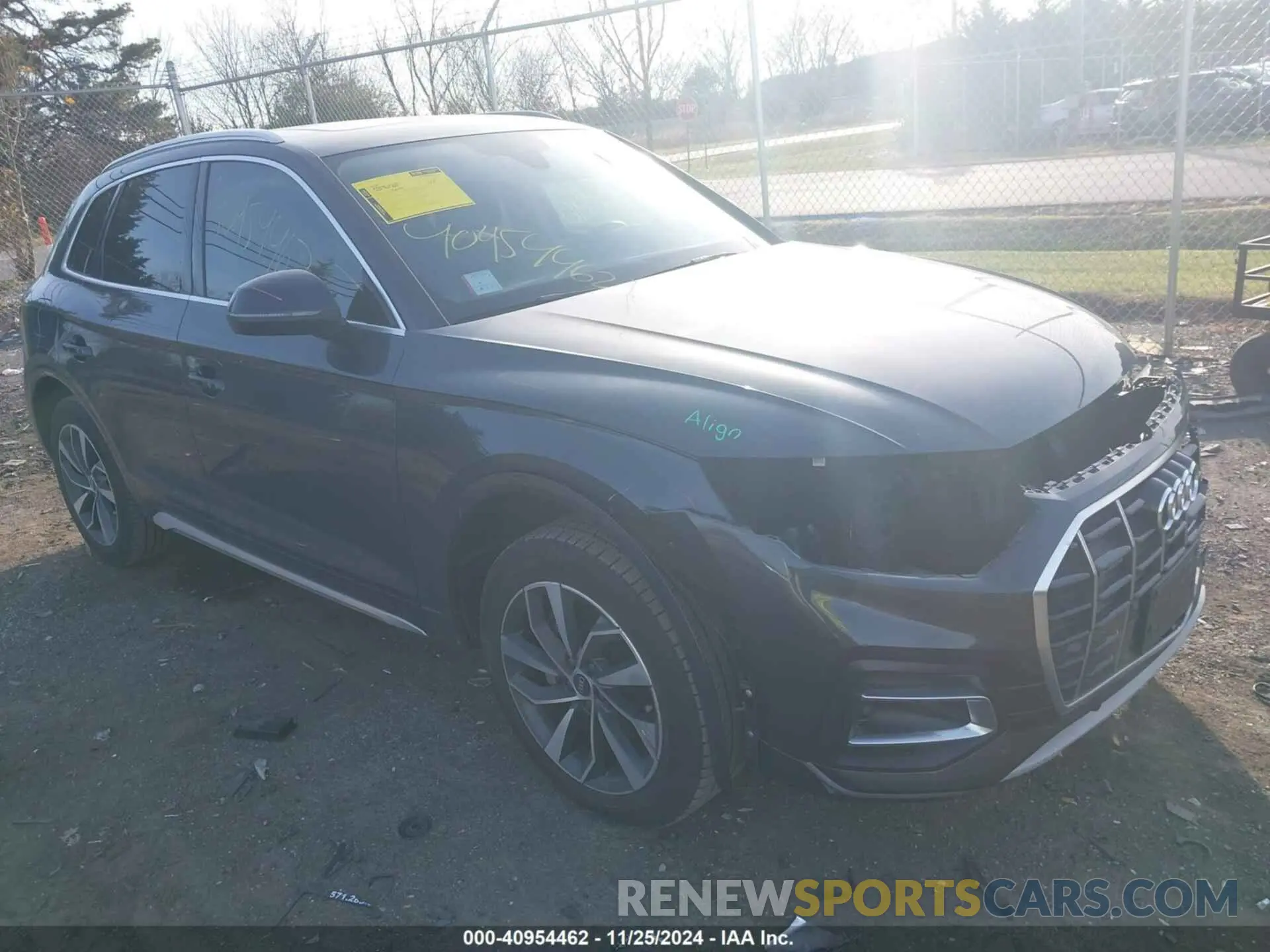 1 fotografías del automóvil dañado WA1BAAFY9M2136916 AUDI Q5 2021
