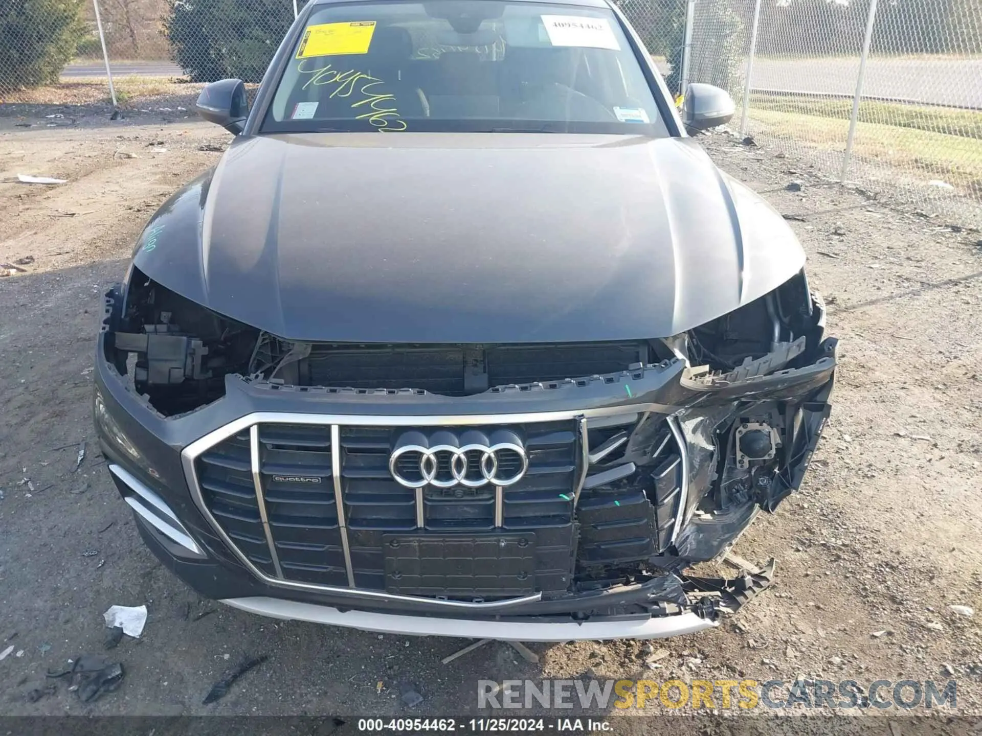 12 fotografías del automóvil dañado WA1BAAFY9M2136916 AUDI Q5 2021