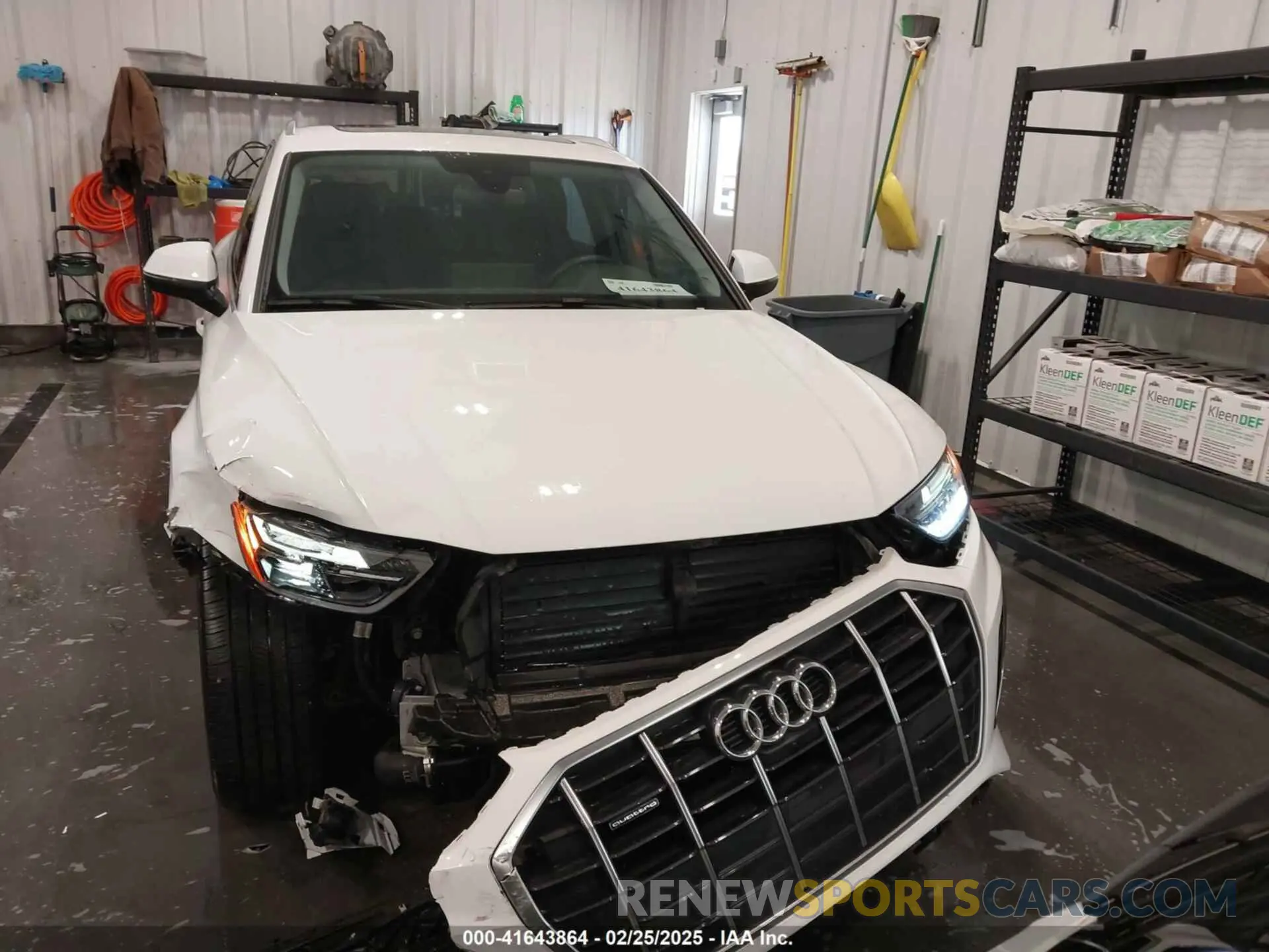 13 fotografías del automóvil dañado WA1BAAFYXM2001878 AUDI Q5 2021