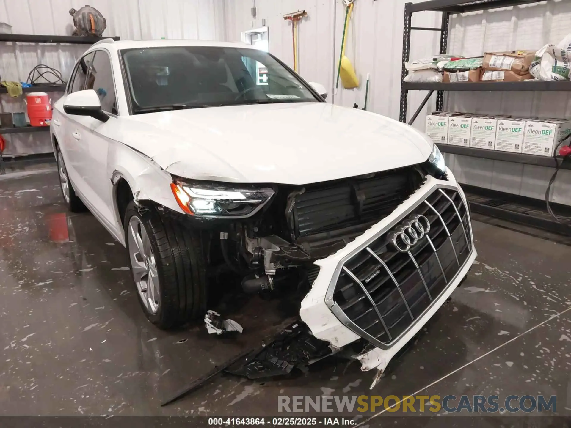 6 fotografías del automóvil dañado WA1BAAFYXM2001878 AUDI Q5 2021