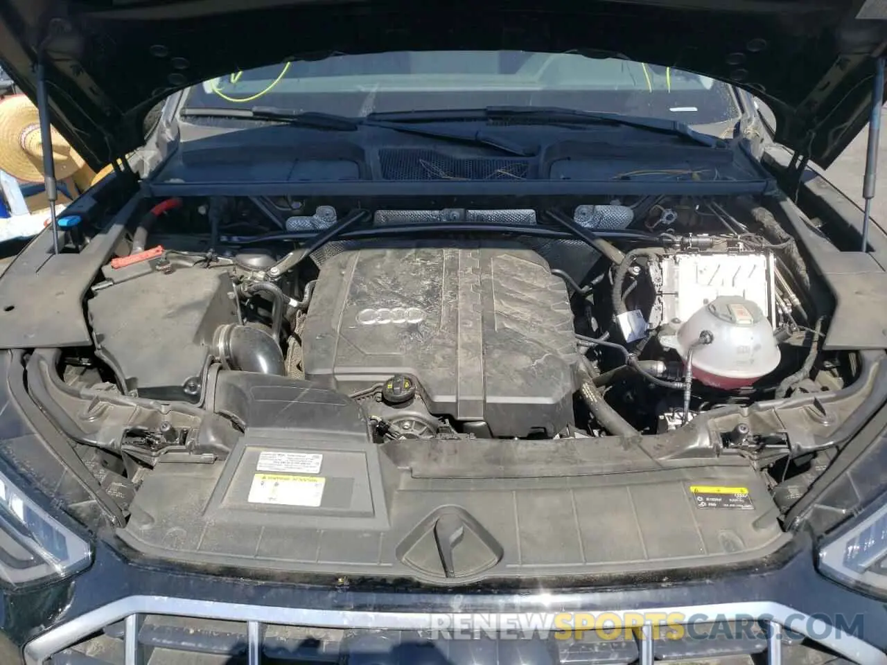 7 fotografías del automóvil dañado WA1BAAFYXM2045654 AUDI Q5 2021