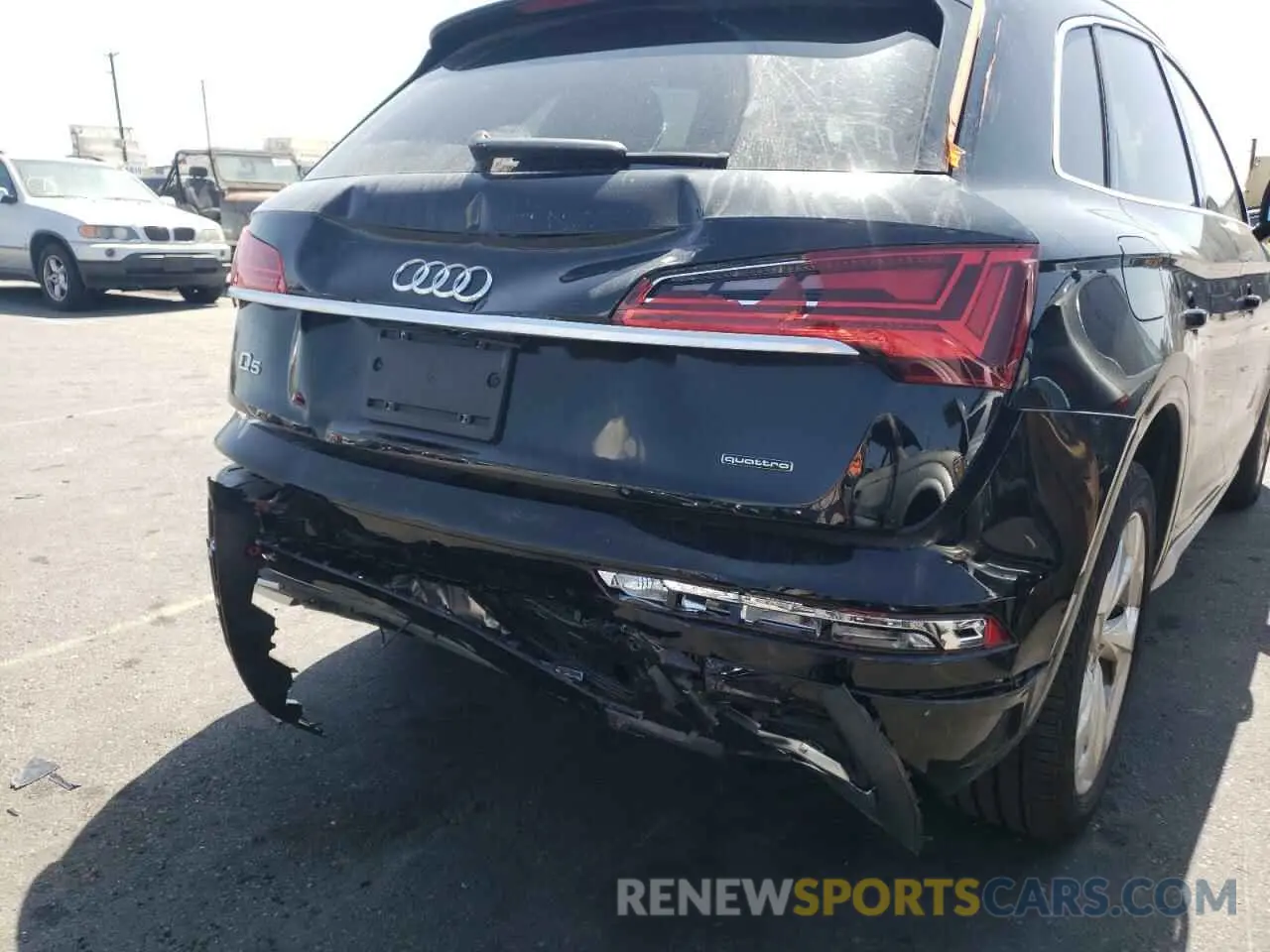 9 fotografías del automóvil dañado WA1BAAFYXM2045654 AUDI Q5 2021