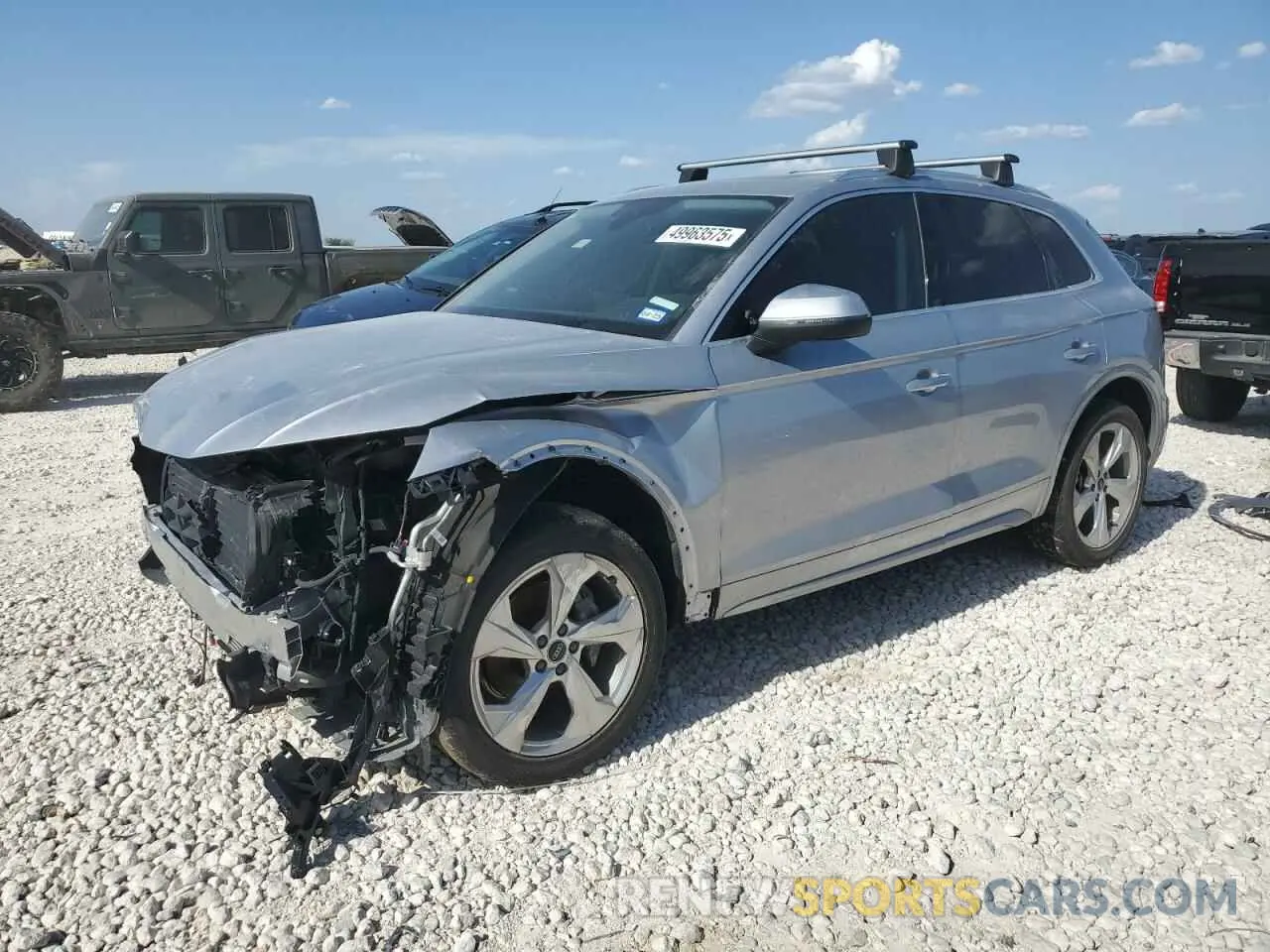 1 fotografías del automóvil dañado WA1BAAFYXM2083241 AUDI Q5 2021