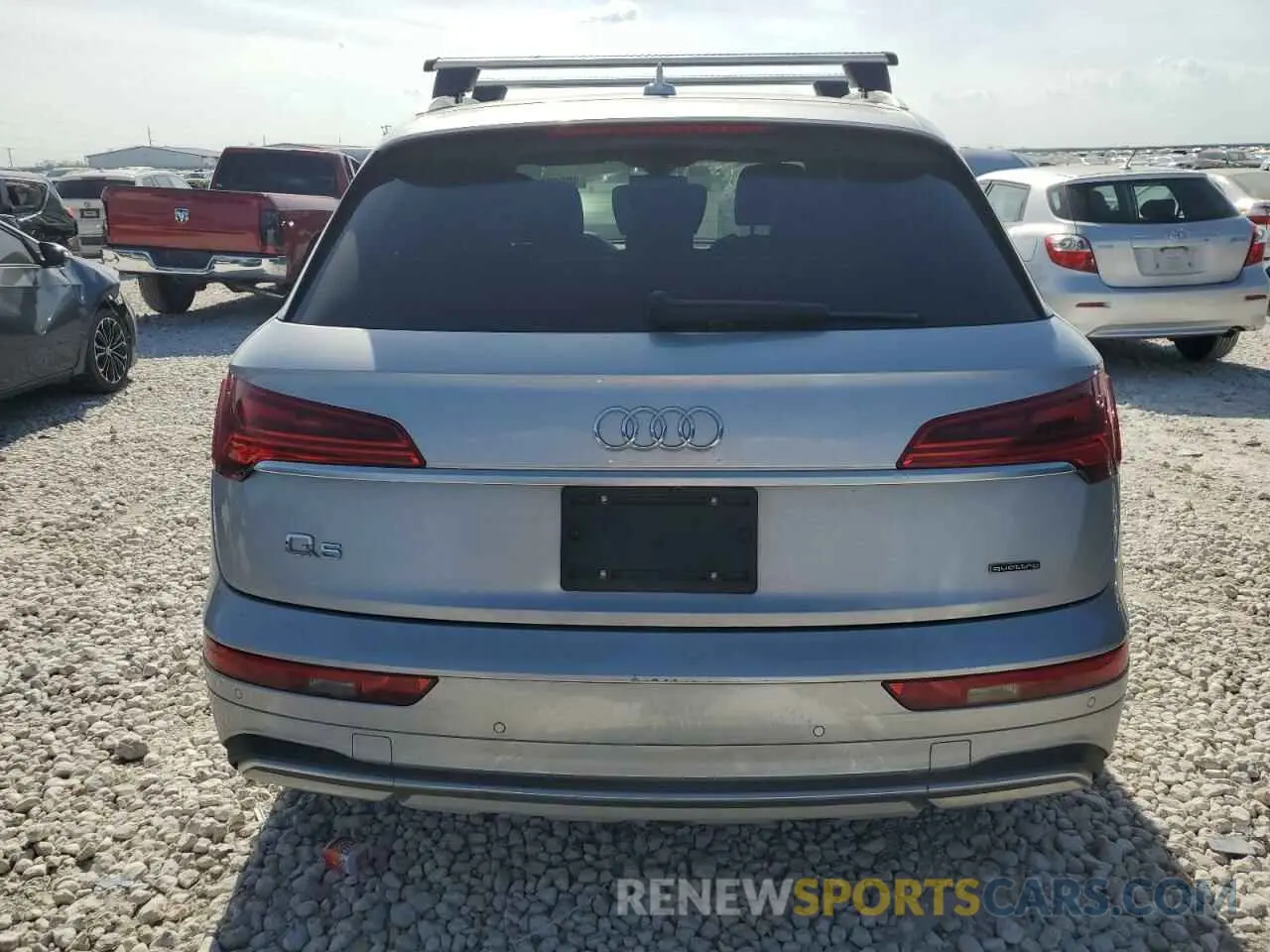 6 fotografías del automóvil dañado WA1BAAFYXM2083241 AUDI Q5 2021