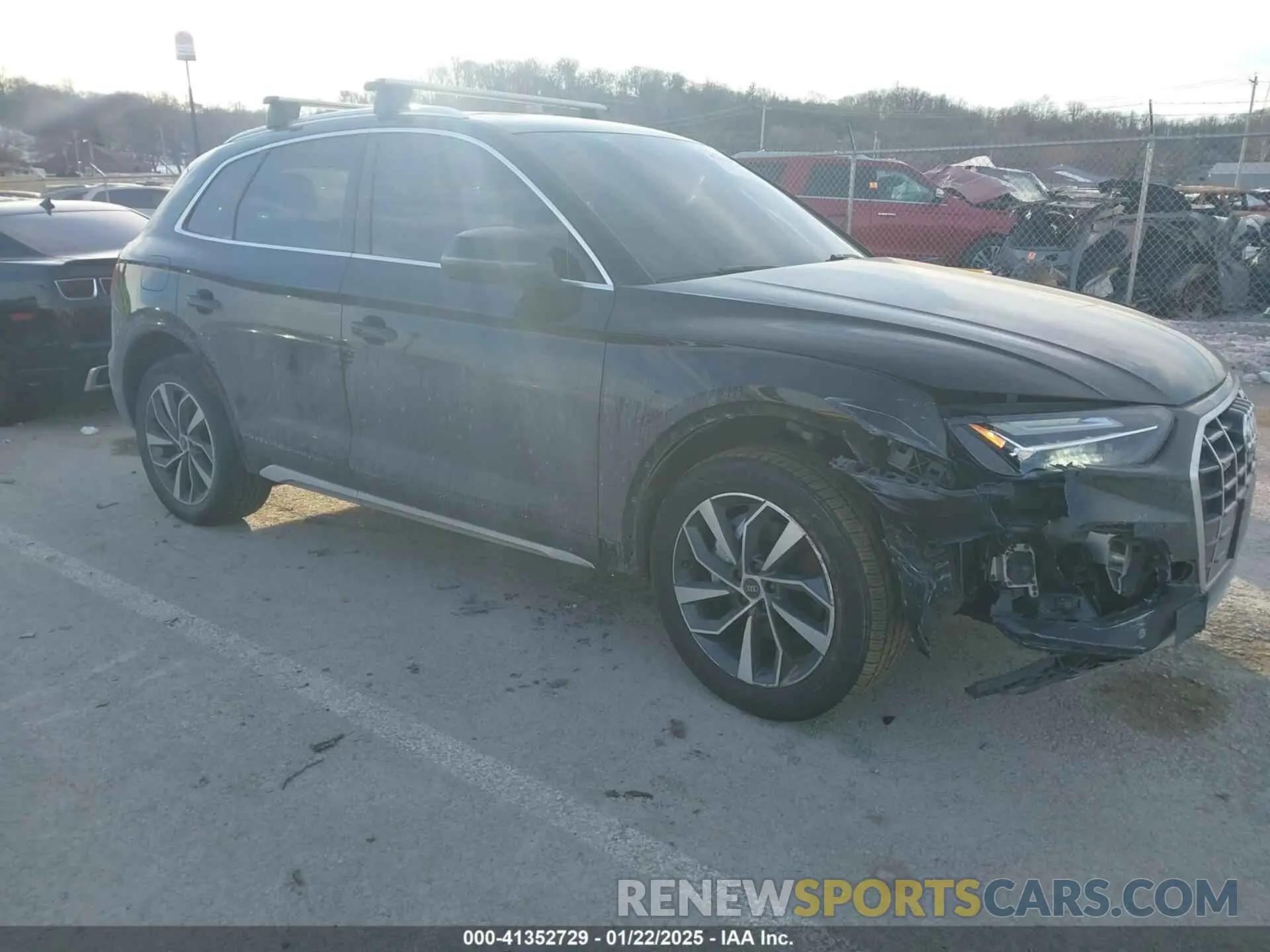 1 fotografías del automóvil dañado WA1BAAFYXM2112074 AUDI Q5 2021