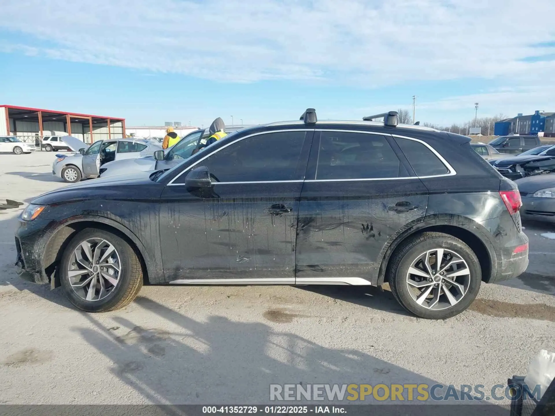 14 fotografías del automóvil dañado WA1BAAFYXM2112074 AUDI Q5 2021
