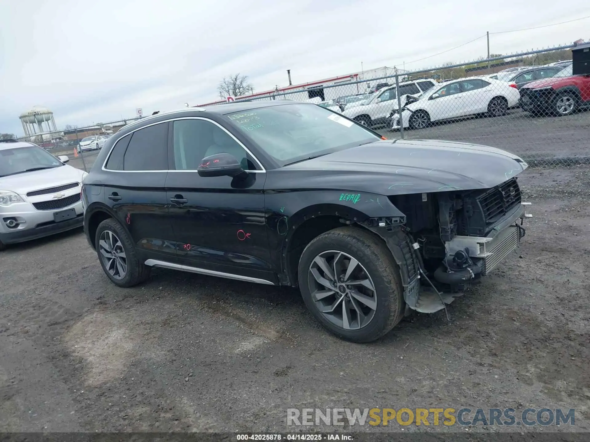 13 fotografías del automóvil dañado WA1BAAFYXM2117064 AUDI Q5 2021