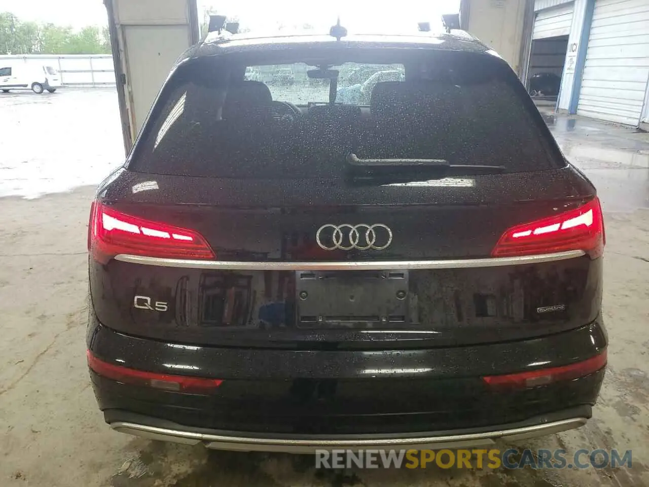 6 fotografías del automóvil dañado WA1BAAFYXM2124869 AUDI Q5 2021