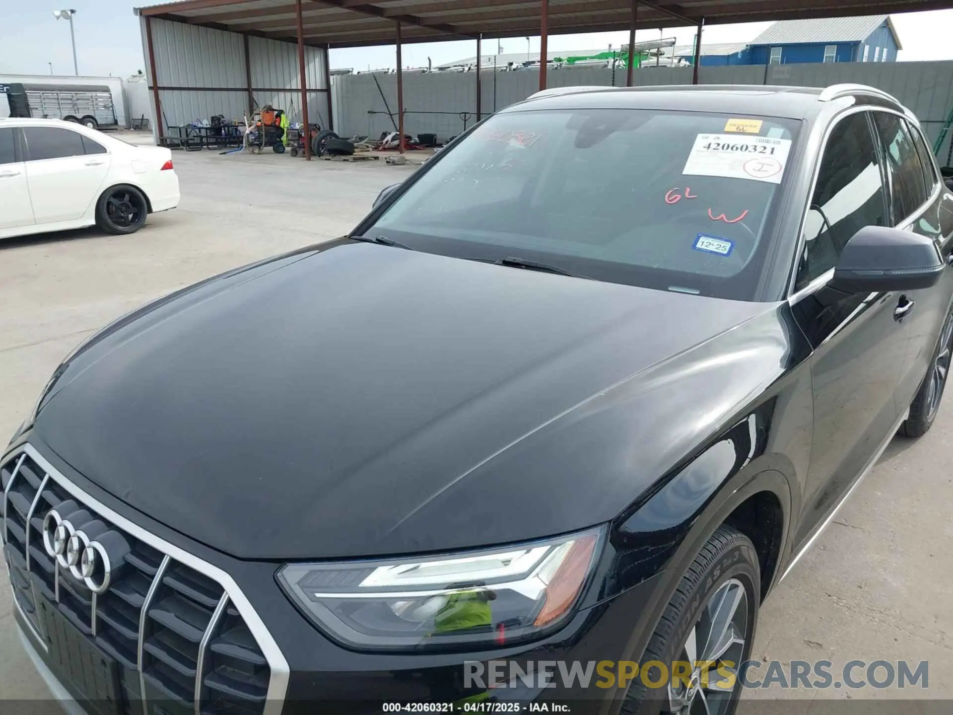 6 fotografías del automóvil dañado WA1BAAFYXM2135919 AUDI Q5 2021