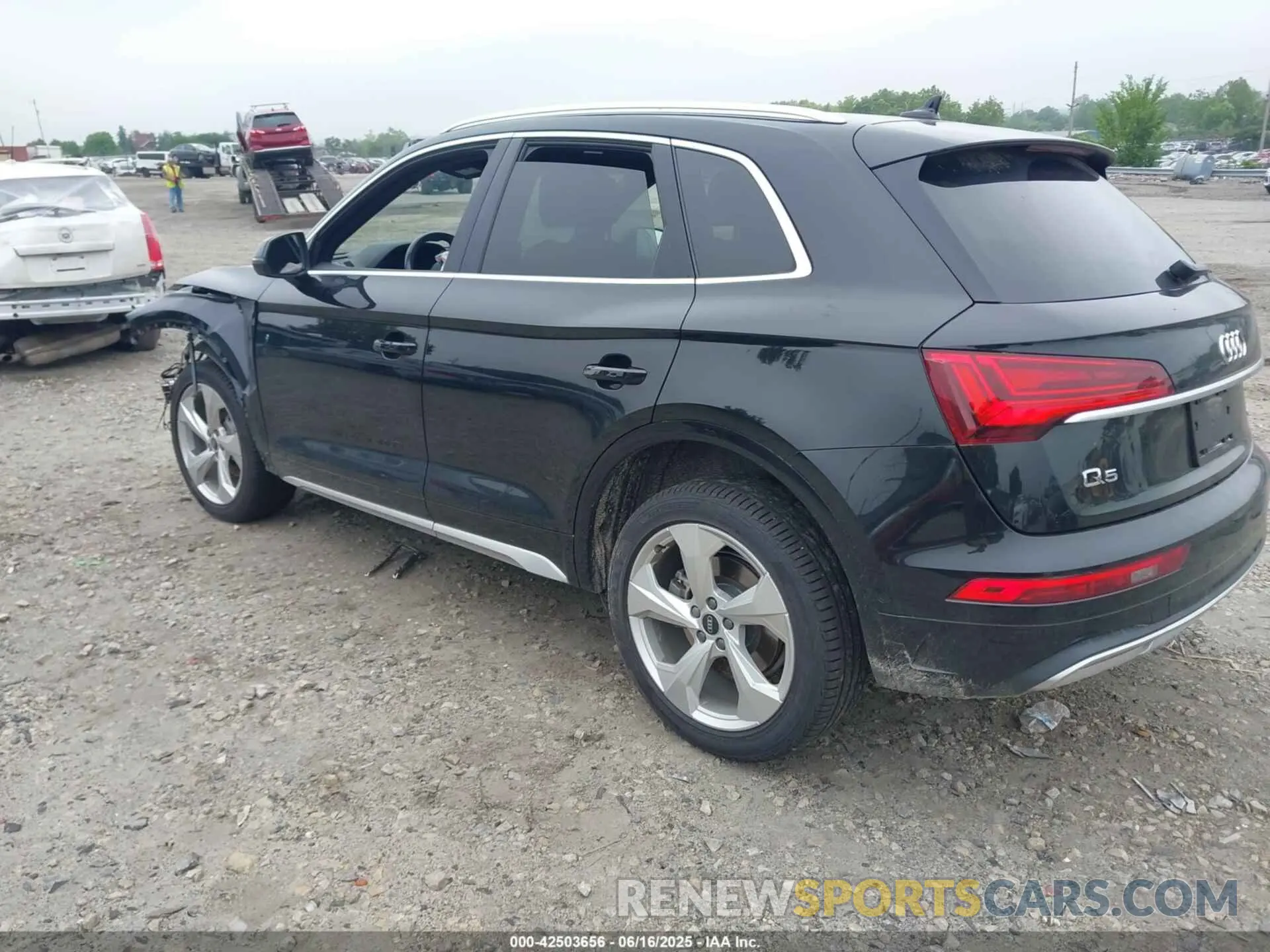3 fotografías del automóvil dañado WA1CAAFY5M2020908 AUDI Q5 2021