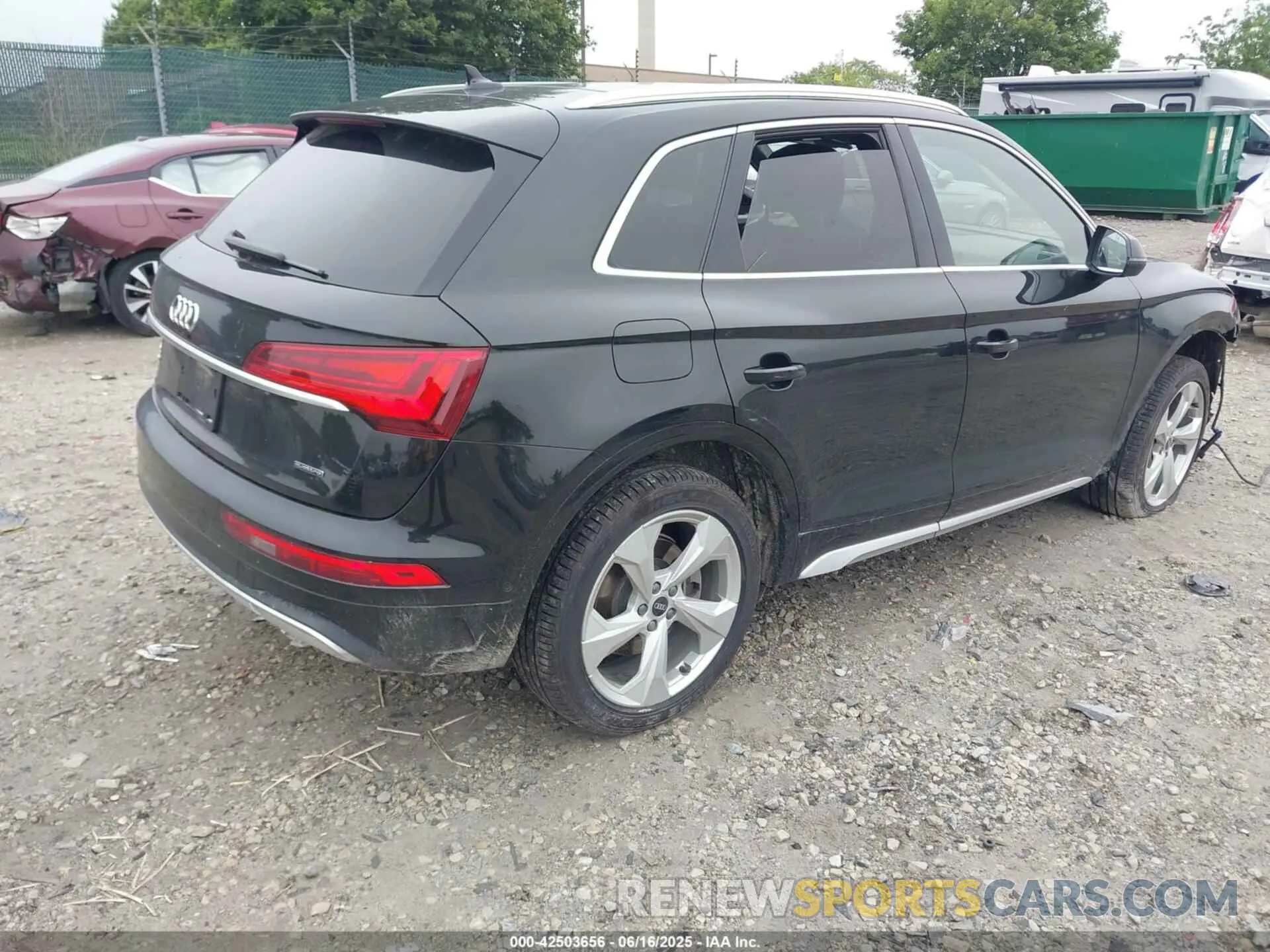 4 fotografías del automóvil dañado WA1CAAFY5M2020908 AUDI Q5 2021