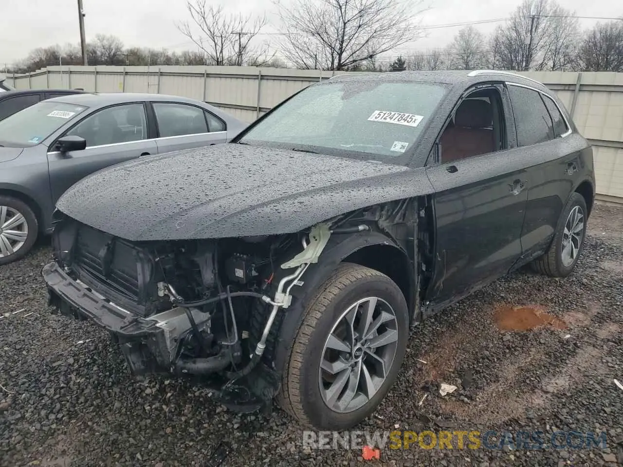 1 fotografías del automóvil dañado WA1CAAFY5M2082115 AUDI Q5 2021