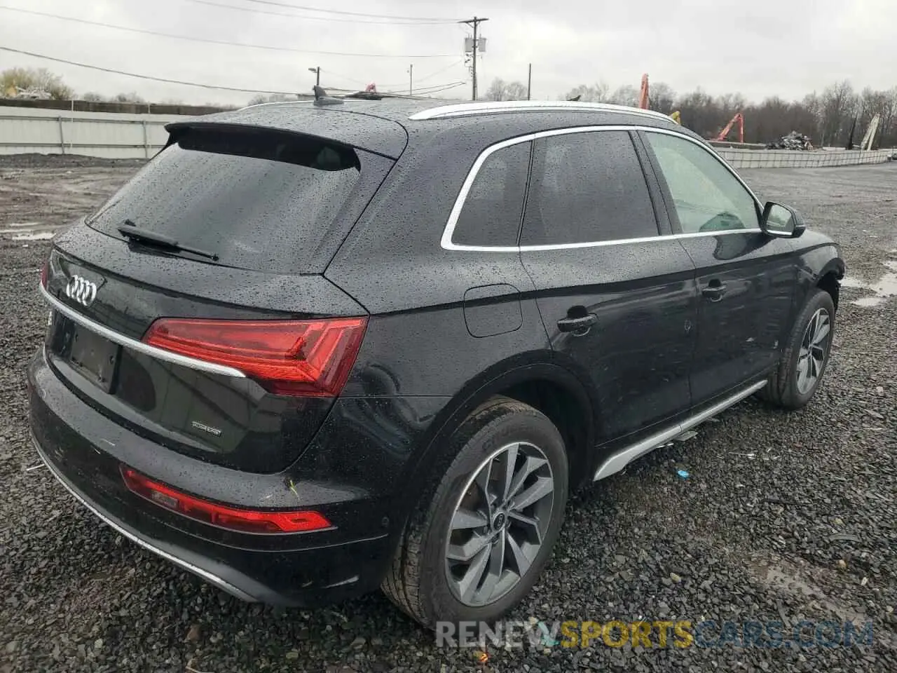 3 fotografías del automóvil dañado WA1CAAFY5M2082115 AUDI Q5 2021