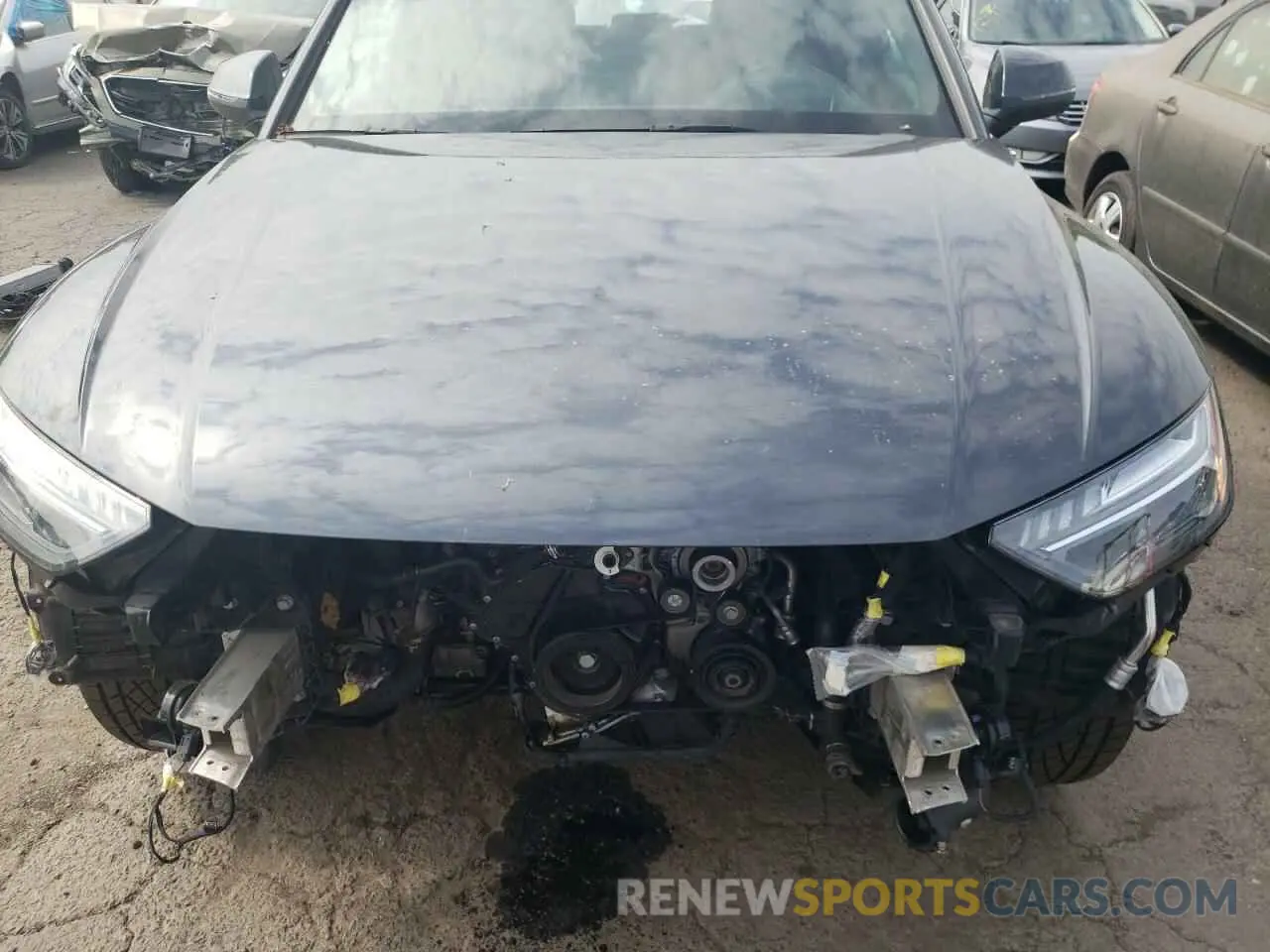 11 fotografías del automóvil dañado WA1CAAFY5M2106946 AUDI Q5 2021