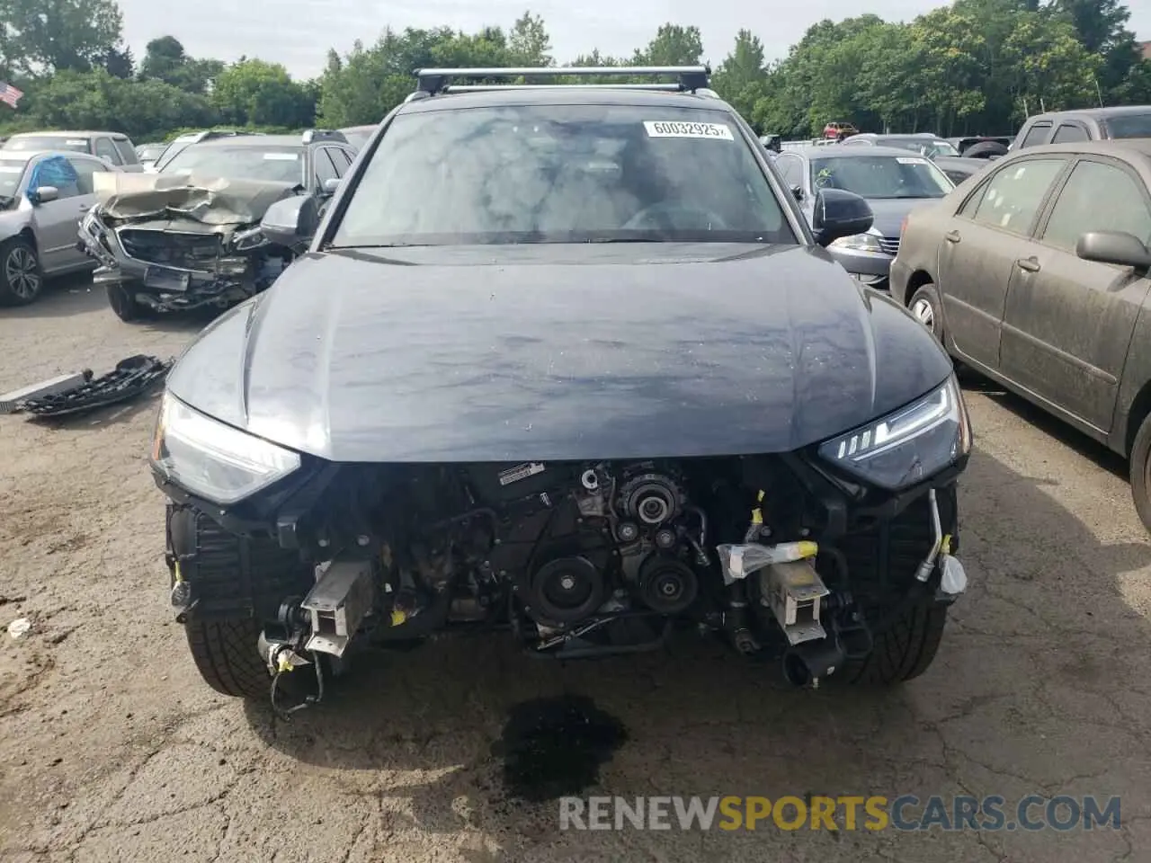 5 fotografías del automóvil dañado WA1CAAFY5M2106946 AUDI Q5 2021