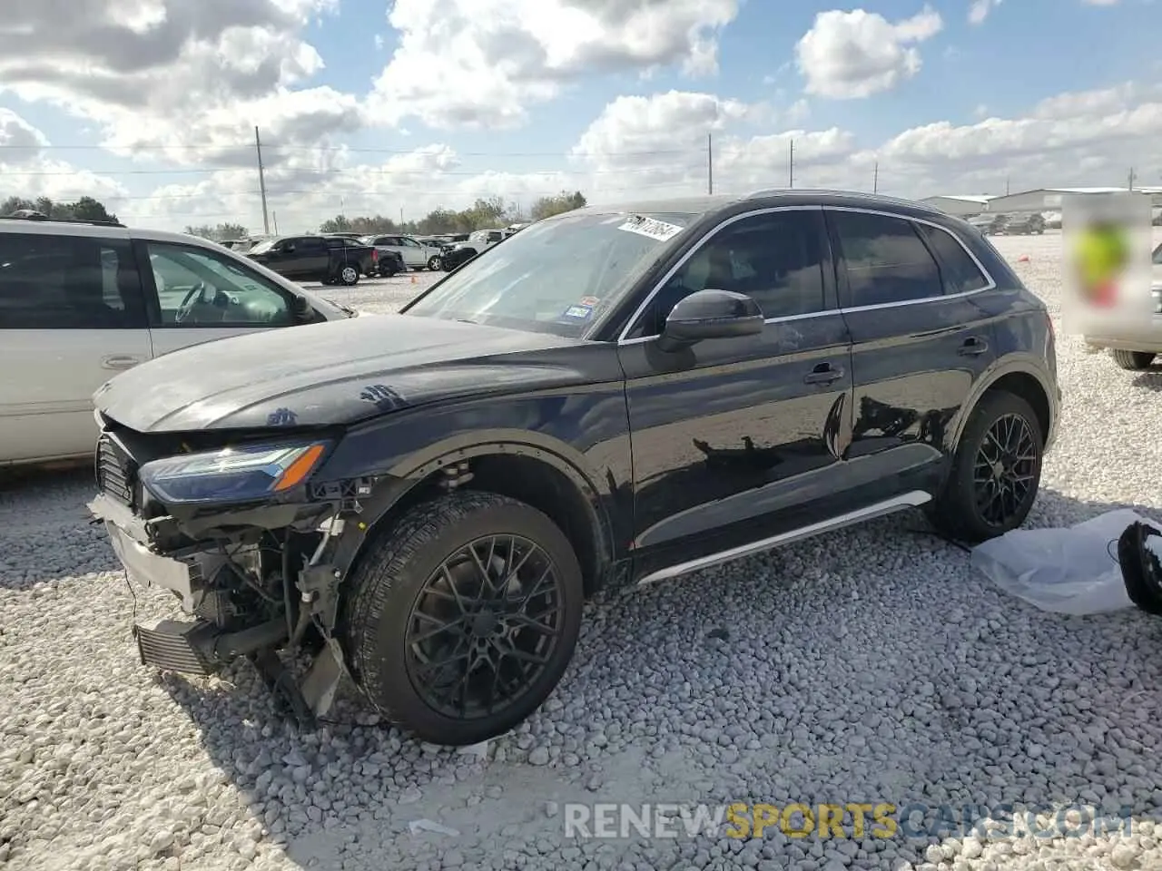 1 fotografías del automóvil dañado WA1CAAFY7M2054980 AUDI Q5 2021
