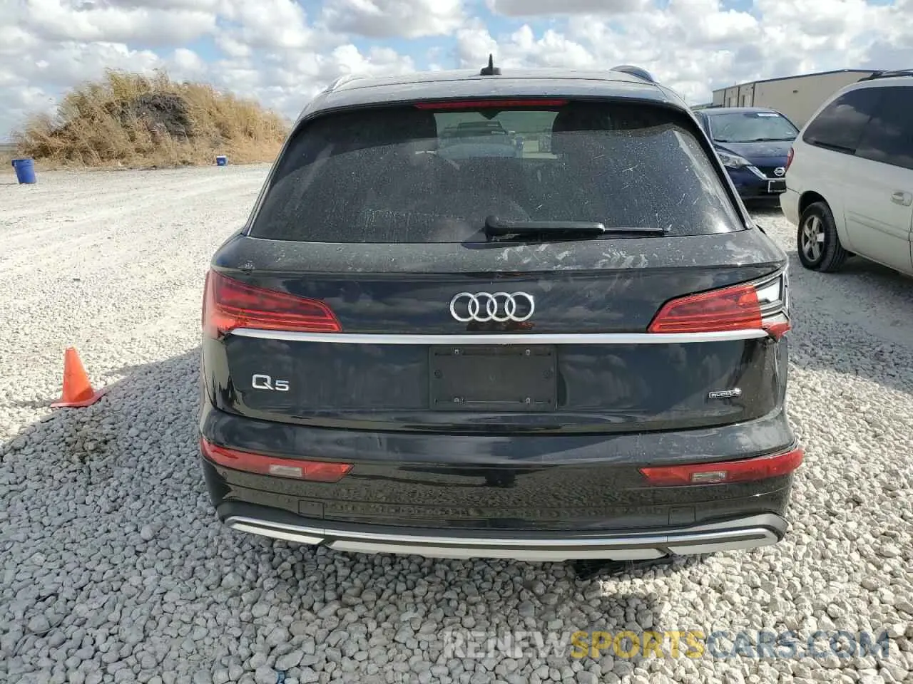 6 fotografías del automóvil dañado WA1CAAFY7M2054980 AUDI Q5 2021