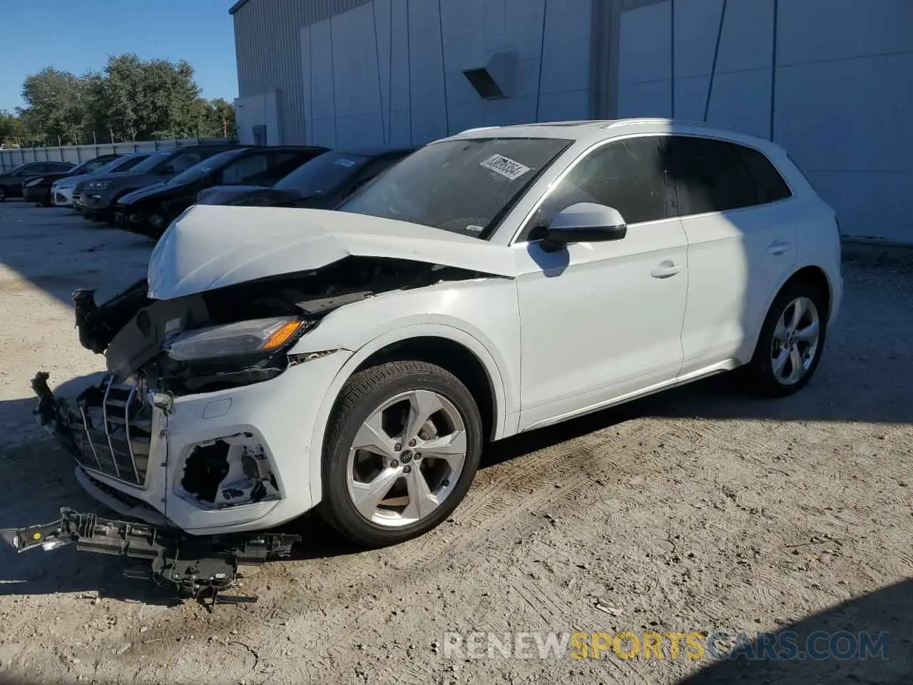 1 fotografías del automóvil dañado WA1CAAFY7M2102509 AUDI Q5 2021