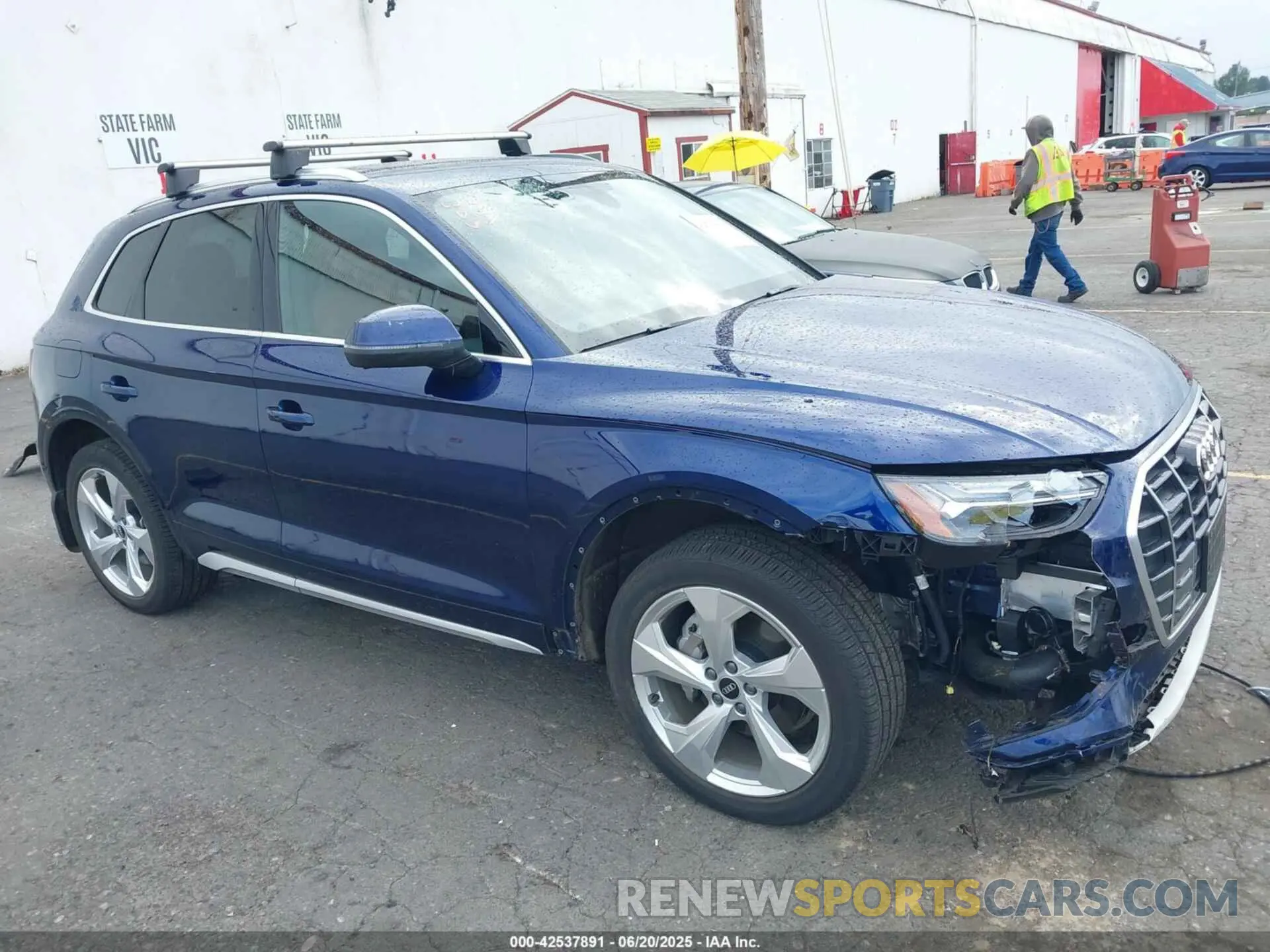 6 fotografías del automóvil dañado WA1CABFY6M2054233 AUDI Q5 2021