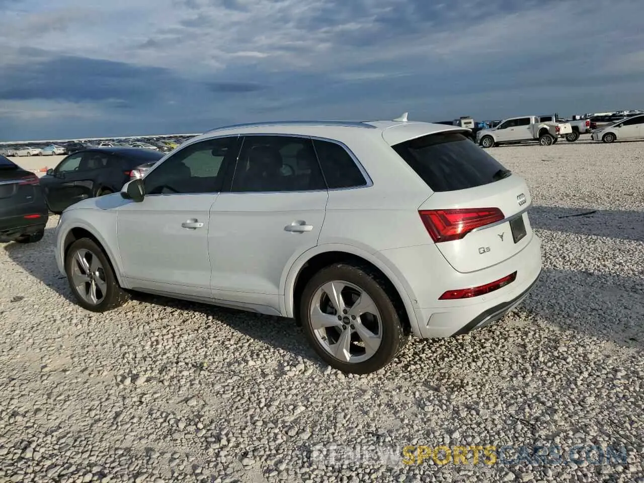 2 fotografías del automóvil dañado WA1CABFY6M2111594 AUDI Q5 2021